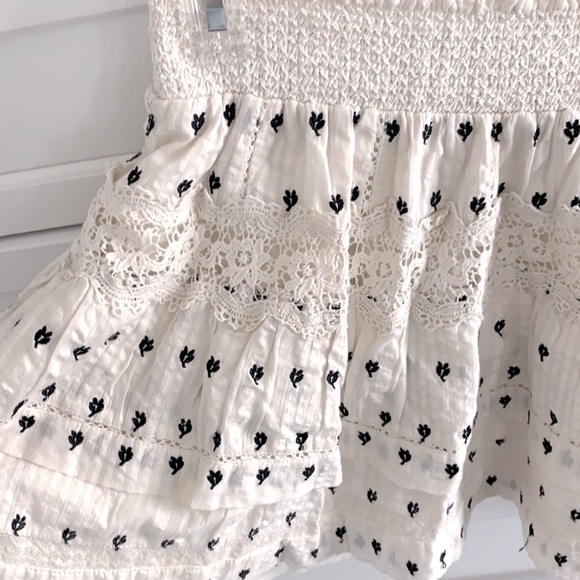 LoveShackFancy Ruffle Mini Skirt - Picture 2 of 5